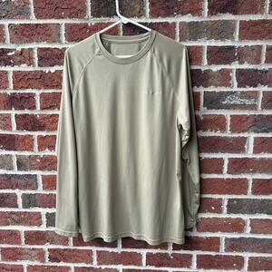 Baleaf Dusty Olive UPF Long Sleeve Outdoor Shirt Size Mens Large